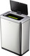 342423 - Durable No Touch Duo Sensor Bin - 2 x 20 Ltr - Silver - Lid Open