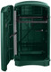 FG396400DGRN - Rubbermaid Landmark - 189 Ltr - Dark Green - Door Open