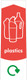 BNSC87PL - Soho Recycling Bin - 87 Ltr - Plastic - Sticker Only