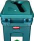 BNSC87MR - Soho Recycling Bin - 87 Ltr - Mixed Recycling - Overhead