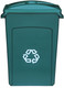 BNSC87MR - Soho Recycling Bin - 87 Ltr - Mixed Recycling - Embossed Recycling Logo
