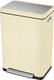 EK9368CR2020 - EKO X Cube Dual Stream Kitchen Pedal Bin - 20 + 20 Ltr - Cream