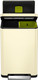 EK9368CR2020 - EKO X Cube Dual Stream Kitchen Pedal Bin - 20 + 20 Ltr - Cream - Frame & Lid Lifted