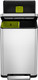 EK9368MT2020 - EKO X Cube Dual Stream Kitchen Pedal Bin - 20 + 20 Ltr - Stainless Steel - Lid Open