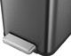 EK9368TG45 - EKO X Cube Kitchen Pedal Bin - 45 Ltr - Titanium Grey - Close-up of Pedal