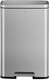 EK9361MT2025 - EKO Maddison Dual Stream Kitchen Pedal Bin - 25 + 20 Ltr - Stainless Steel