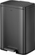 EK9361MB2025 - EKO Maddison Dual Stream Kitchen Pedal Bin - 25 + 20 Ltr - Matt Black