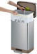 EK9168MT50 - EKO Hudson Pedal Bin - 50 Ltr - Stainless Steel - Bin Bag Being Removed