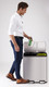EK9128MT3020 - EKO Ecocasa Dual Stream Recycling Pedal Bin - 30 + 20 Ltr - Stainless Steel - In Use