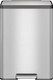 EK9138MT2020 - EKO Ecocasa II Dual Stream Recycling Pedal Bin - 40 Ltr - Stainless Steel - Front