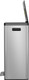 EK9138MT2020 - EKO Ecocasa II Dual Stream Recycling Pedal Bin - 40 Ltr - Stainless Steel - Side with Lid Open