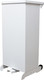 Soho Metal Pedal Bin - 90 Ltr - White Body & White Lid - SOPED90