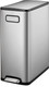 EK9377MT2020 - EKO Ecofly Slimline Dual Stream Recycling Pedal Bin - 20 + 20 Ltr - Stainless Steel