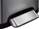 EK9377MT2020 - EKO Ecofly Slimline Dual Stream Recycling Pedal Bin - 20 + 20 Ltr - Stainless Steel - Pedal Close-up