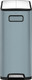 EK9377TB2020 - EKO Ecofly Slimline Dual Stream Recycling Pedal Bin - 40 Ltr - Titanium Blue