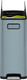 EK9377TB2020 - EKO Ecofly Slimline Dual Stream Recycling Pedal Bin - 40 Ltr - Titanium Blue - Front with Lid Open