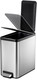 EK9376MT8 - EKO Ecoslim Pedal Bin - 8 Ltr - Stainless Steel - Cutaway Showing How Lid Opens