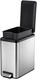 EK9376MT8 - EKO Ecoslim Pedal Bin - 8 Ltr - Stainless Steel - Lid Open and Inner Bucket Elevated