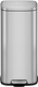 EK9384MT30 - EKO Stella Square Pedal Bin - 30 Ltr - Stainless Steel - Front