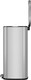 EK9384MT30 - EKO Stella Square Pedal Bin - 30 Ltr - Stainless Steel - Side View with Lid Open