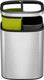 EK9036MT55 - EKO Oli-Cube Dual Stream Recycling Open Top Bin - 10 Ltr - Stainless Steel - Rim Removed & Buckets Elevated