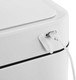 EK9208RPW10 - EKO Echo Touch-Free Sensor Bin - 10 Ltr - White - Charging Cable & Port