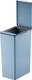EK6187TB30 - EKO Morandi Touch Bin - 30 Ltr - Titanium Blue - Lid Open