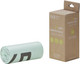 EK33201 - EKO Compostable Bin Liners - 3-6 Ltr - Pack of 20 Bags - Box with Roll Beside it