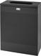 FGSR18EPLTBK - Rubbermaid Silhouettes Rectangle Open Top Bin - 85 Ltr - Textured Black