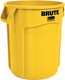 Rubbermaid BRUTE Container - 37.9 Ltr - Yellow - FG261000YEL