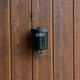 AT-0101-BLA - Probbax Wall-Mounted Ashtray - 0.5 Ltr - Black - Close-up of Mounted Receptacle