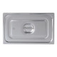 130004 - Pujadas Gastronorm Pro Pan Gasketed Transport Lid - GN 1/3 - Stainless Steel