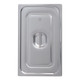 Pujadas Gastronorm Pro Pan Gasketed Transport Lid - GN 1/3 - Stainless Steel - 130004