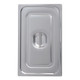 130000 - Pujadas Gastronorm Pro Pan Solid Cover - GN 1/3 - Stainless Steel