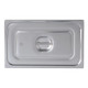 140004 - Pujadas Gastronorm Pro Pan Gasketed Transport Lid - GN 1/4 - Stainless Steel