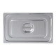 190000 - Pujadas Gastronorm Pro Pan Solid Cover - GN 1/9 - Stainless Steel