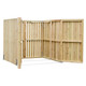 WC-1100L-TGV - Whalley Commercial Wheelie Bin Store - 660 Ltr & 1100 Ltr - Double Doors Open