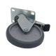Swivel Castor with Brake Measuring 125mm with Rubbermaid Compatibility