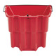 2064907 - Rubbermaid WaveBrake Dirty Water Bucket - 17 Ltr - Red - Back