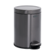 2179250 - Rubbermaid Round Pedal-Operated Wastebasket - 6 Ltr - Charcoal 2179250 - Rubbermaid Round Pedal-Operated Wastebasket - 6 Ltr - Charcoal