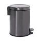 2179250 - Rubbermaid Round Pedal-Operated Wastebasket - 6 Ltr - Charcoal - Profile 2179250 - Rubbermaid Round Pedal-Operated Wastebasket - 6 Ltr - Charcoal - Profile