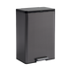 2145987 - Rubbermaid Elite Dual Stream Pedal Bin - 39 Ltr - Charcoal - Angled Left 2145987 - Rubbermaid Elite Dual Stream Pedal Bin - 39 Ltr - Charcoal - Angled Left