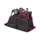 Rubbermaid BRUTE Heavy-Duty Tilt Truck with DuraTilt Frame Upside Down to Show Wheels & Castors