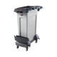 Rubbermaid Slim Jim Rim Caddy - Black Fitted to Grey Slim Jim and Angled to the Left