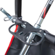 Close-up of integrated drinks holder