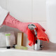 Spontex Red MF Pro Recycled Microfibre Cloth Being used to Clean a tap