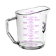 Image showing purple millilitre graduations