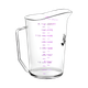 Image showing purple millilitre graduations