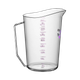 400MCCW441 - Cambro Allergen-Safe Measuring Jug - 4 Ltr  - Showing purple litre graduations