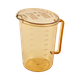 Cambro High Heat Splatter-Proof Cover Fitted to 3.8 Ltr High Heath Measuring Jug - Front Facing Left